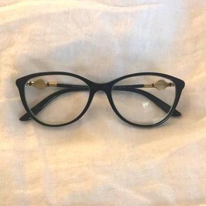 ‼️Closet Clear Out🚨 VERSACE Black Glass frames.   Box included.  No lenses